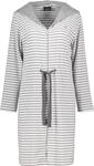 Caw&ouml; Home Badem&auml;ntel Damen Kurzmantel mit Kapuze Campus 834 platin - 76 XL