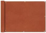 vidaXL Balkonbespannung 75x400cm Balkon Sichtschutz Windschutz Verkleidung