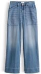 OPUS Damen Wide | MIVA Comfy Wide Leg Jeans aus BCI Cotton Mix Mid Rise mid...