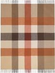 biederlack Plaid mit Fransen Desire Farbe Camel Gr&ouml;&szlig;e 130 x 170