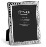 EDZARD Bilderrahmen Pavia (f&uuml;r Foto 13 x 18 cm), edel versilbert, anlaufgesch&uuml;tzt,