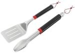 Weber Grillset/Zweiteilig, besteht aus Grillzange & Wender, komfortabler Griff,