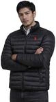 U.S. POLO ASSN. Herren Steppjacke (S-3XL) 2 Taschen, Stehkragen, Basic P041 -