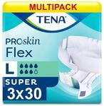 Multipack 3 x TENA Flex, super gro&szlig; (2500 ml), 30 St&uuml;ck
