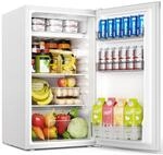 EUHOMY 91L K&uuml;hlschrank mit Gefrierfach klein& Gem&uuml;sefach (82L+9L) | 38dB