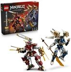 LEGO NINJAGO Die Zwillings-Titanmechs - Ninja Spielset mit 2 Actionfiguren & 3