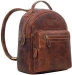 STILORD Kima Vintage Rucksack Damen klein Leder Cityrucksack Frau Rucksack-Handtasche