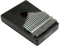 DIMAVERY KL-5 Kalimba,17 C, schwarz | Kalimba mit Holzkorpus und Resonanzloch