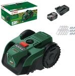 Bosch Akku-M&auml;hroboter VISIMOW18V-100 (f&uuml;r Rasenfl&auml;chen bis 100 m&sup2;,...