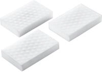 GROHE Schwamm Set - (Mehrfachverpackung: 3 St&uuml;ck, aus Melamin), wei&szlig;, 40752L00