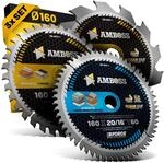 &Oslash;160 x 20 Hand- Kreiss&auml;geblatt Set passend f&uuml;r Bosch PKS 55 A, Festool HKC...