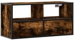 vidaXL TV Schrank, Fernsehschrank mit Stauraum Metallgestell, Fernsehtisch f&uuml;r