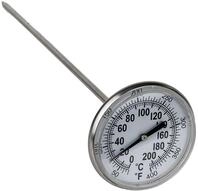 KS Tools 150.1963 Thermometer, 0-200&deg;C/0-400&deg;F, L =210mm