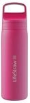 LifeStraw GO 2.0 Stainless Steel, Isolierte Trinkflasche mit Filter, Orchid Pink,