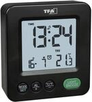 TFA Dostmann Digitaler Funk-Wecker Mini, 60.2567.01, batteriebetrieben,