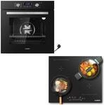 KB ELEMENTS Autarkes Herdset | 60cm Einbaubackofen | 59cm Induktionskochfeld 