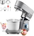 VEVOR Eismaschine Eiscrememaschine 1,7 L Standmixer 6-Gang mit LED-Digitalanzeige &