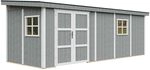 Gartenhaus Premium Qualit&auml;t 14,3 m&sup2; - H231x248x648 cm - Aufbau von LP...