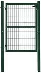 V2Aox Gartentor Tor f&uuml;r Gartenzaun Zaun 140 cm hoch Gartent&uuml;r aus Metall f&uuml;r