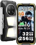 Blackview Rock 2 Pro 5G Outdoor Handy mit 400 lm Campinglampe, Android 16,
