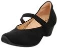 Think! Damen AIDA chromfrei gegerbte nachhaltige Halbschuhe, SCHWARZ 0000