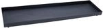 L&auml;ngliches Metall Kerzentablett dunkelgrau - 60 x 15 cm - Dekotablett...