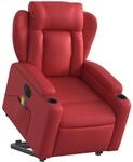 vidaXL Massagesessel, Sessel mit Aufstehhilfe Elektrisch, Relaxsessel mit