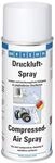 WEICON Druckluft-Spray, 400 ml, Druckluft-Dose inkl. Spr&uuml;hschlauch, trockene &