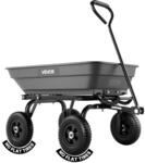 VEVOR Gartenwagen mit Kippfunktion, 181 kg Belastbarer Bollerwagen 270&deg; Drehbarer