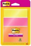 Post-it Super Sticky Notes, Verschiedene Gr&ouml;&szlig;en und Farben, 3 Bl&ouml;cke &agrave; 45 Blatt,