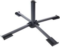 Spetebo Sonnenschirm St&auml;nder f&uuml;r Gehwegplatten 40x40 cm - Metall Platten...