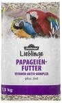 Dehner Lieblinge Vogelfutter, Papageien-Futter, Vitamin-Aktiv-Komplex, 7.5 kg