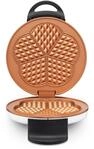 Trisa Retro Waffles Waffeleisen &ndash; Herz-Waffelautomat f&uuml;r 5 Waffeln,