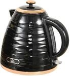 HOMCOM Wasserkocher 1,7 L, 2200W, Kabellos, Schnellkochfunktion, BPA-Frei,