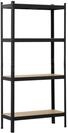 SCHULTE Regalwelt Schwerlastregal mit 4 MDF-B&ouml;den, 180x90x35 cm (HxBxT), 120 Kg