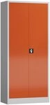 Aktenschrank Metallschrank abschlie&szlig;bar mit 2 T&uuml;ren, 4 Fachb&ouml;den 1800 x 800 x