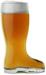 St&ouml;lzle-Oberglas 6 Bierstiefel Bierglas in Stiefelform 0,25 Liter, Wei&szlig;
