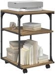 vidaXL Druckerst&auml;nder Artisan-Eiche 43 x 48 x 64 cm Holzwerkstoff, B&uuml;ro,