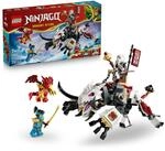 LEGO NINJAGO Zilvar auf seinem Drachentier Grimtak - Ninja Spielzeug mit Actionfigur,