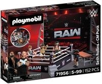 PLAYMOBIL | WWE&reg; | RAW Ring Collectors Set | Wrestling‑Ring mit cm Punk, Seth