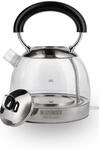 MEISTERKOCH WK-1713G Kessel Wasserkocher WK-1713G aus Glas f&uuml;r 1, 7 Liter Wasser 