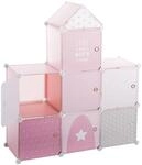 Kinder Aufbewahrungsboxen &bdquo;Schloss, rosa 96 נ109 cm - Rosa - Atmosphera