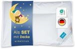 ZOLLNER d&uuml;nnes Kinder & Kleinkinder Premium Daunenkissen aus 90% Daunen und 10%