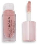 Revolution Pout Bomb Plumping Lip Gloss, Nude | Aufbaubar, Hoher Glanz f&uuml;r