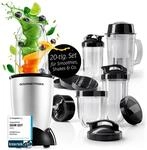 GOURMETmaxx Mr. Magic Power Pro Mixer 400 Watt | Smoothie Maker mit to go...