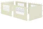 Zelsius Seitenw&auml;nde f&uuml;r Pavillon 3x6 m | 6-teilig, Beige |...