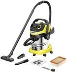 K&Auml;RCHER WD 5 Control P S 25/5/22 Nass-/Trockensauger, 1100W, 25L Edelstahl,...
