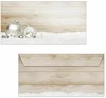 SIGEL DU427 Briefumschl&auml;ge Weihnachten "Cozy Christmas", gummiert, DIN lang, 50
