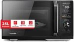 Toshiba MW3-AM25PFI(BK) Solo Mikrowelle 25L 900W Mikrowellenherd in Schwarz. Mit