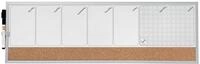 Nobo Kleiner Magnetischer Whiteboard-Wochenplaner, Kork-Pinnwandstreifen,